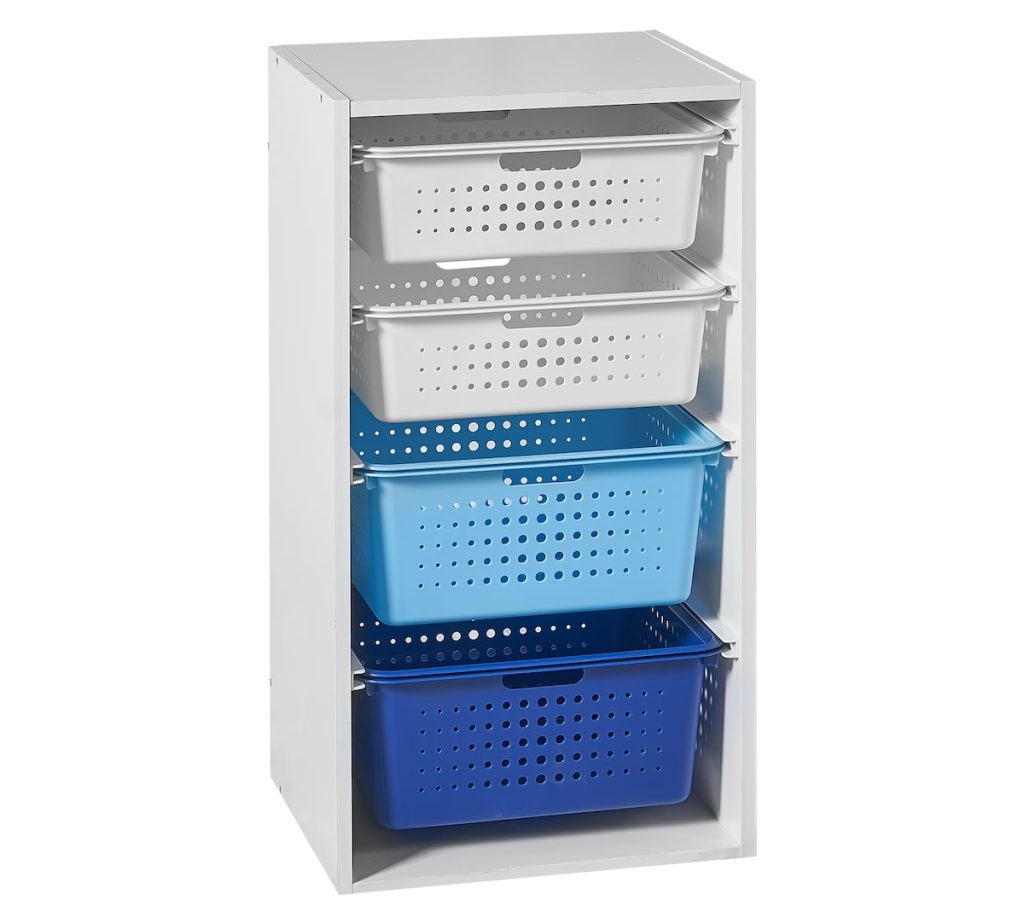 Your Zone Kids Sliding Bin Organizer