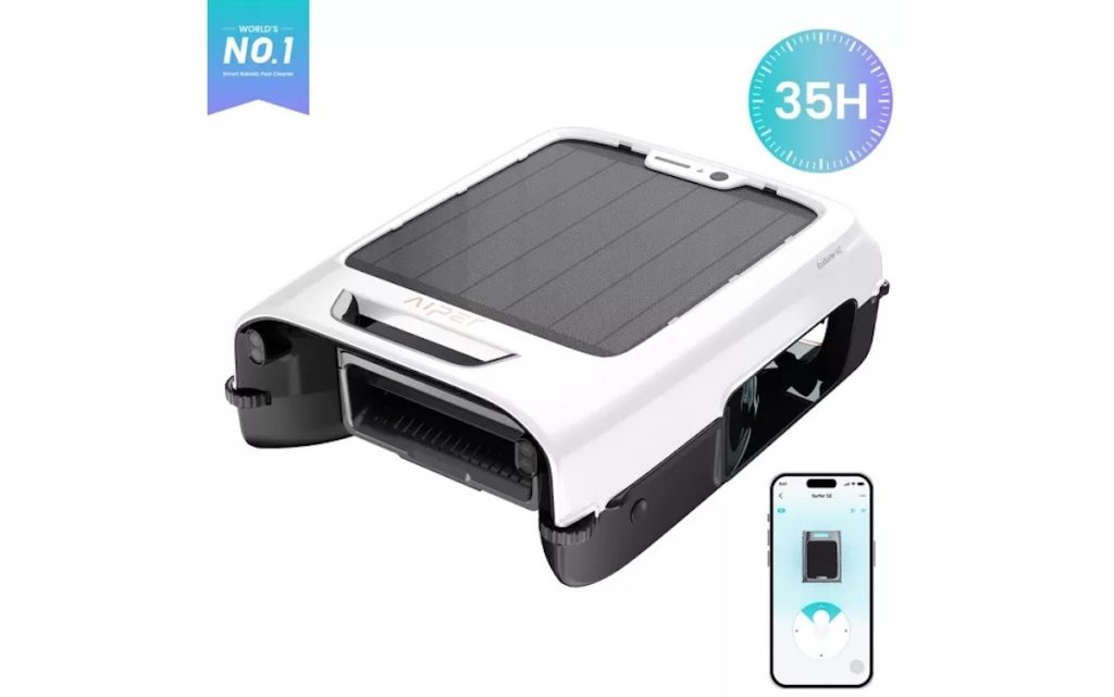 Aiper EcoSurfer M2 Solar-Powered Automatic Robotic Pool Skimmer