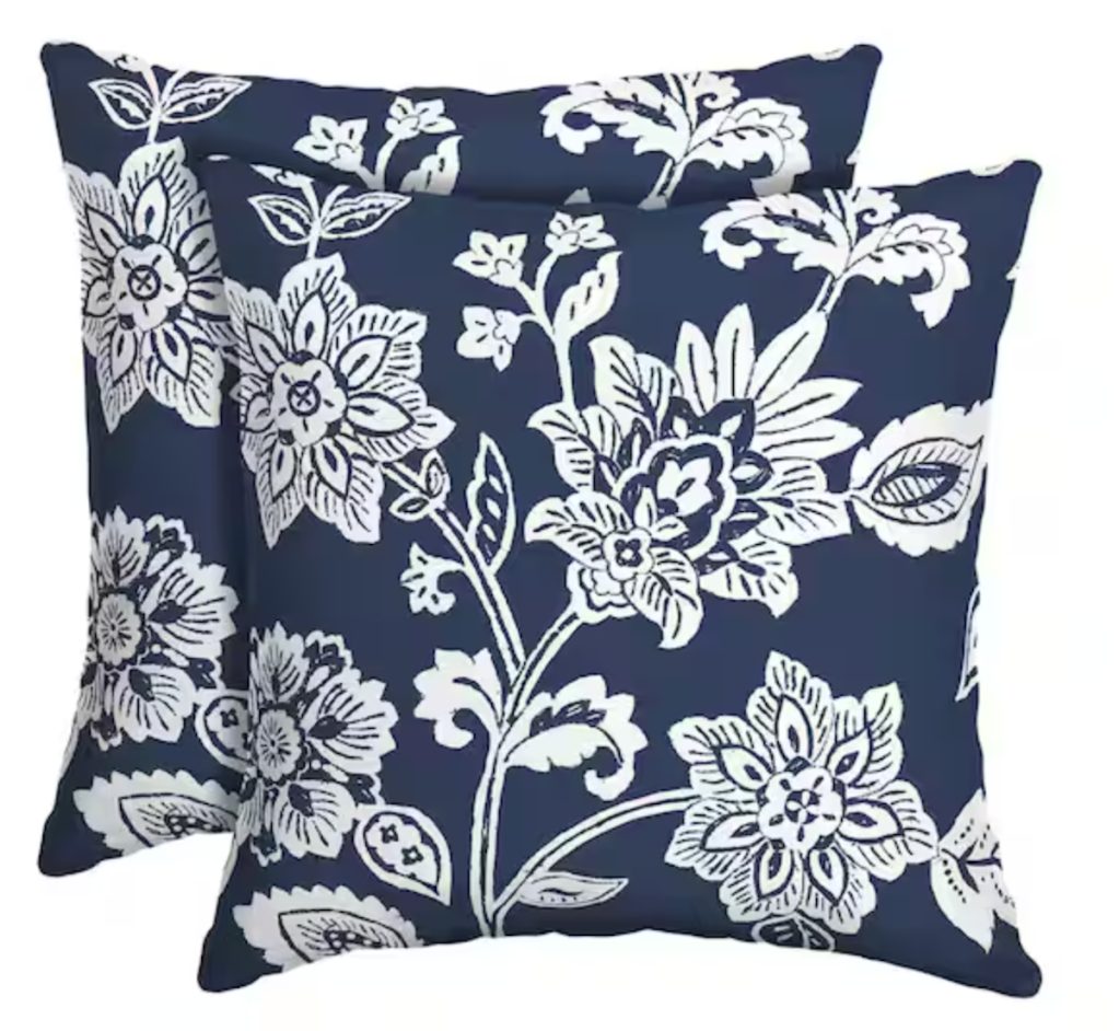 Arden Ashland Jacobean Outdoor Square Pillow
