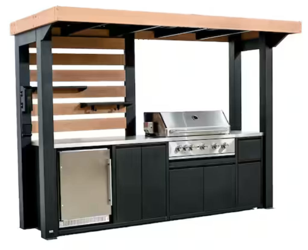 Backyard Discovery 5-Burner Propane Gas Grill Island