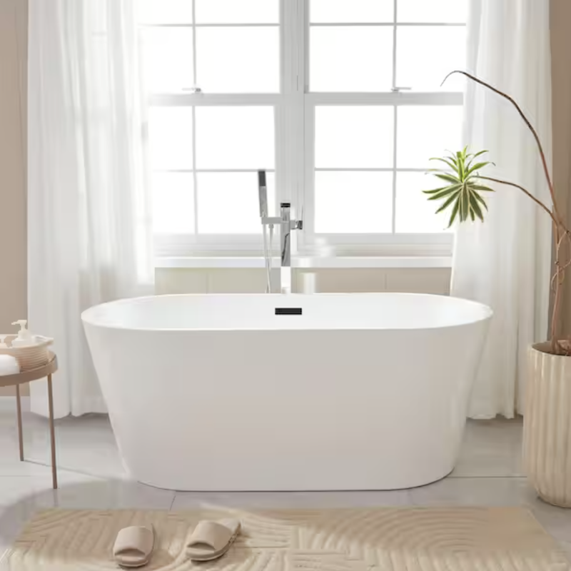 Bordeaux Flatbottom Freestanding Soaking Bathtub