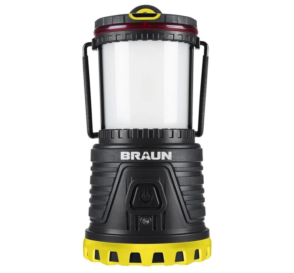 Braun Waterproof LED Lantern/Battery Bank