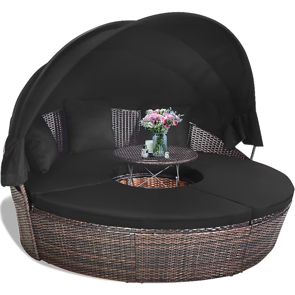 Costway Rattan Outdoor Daybed