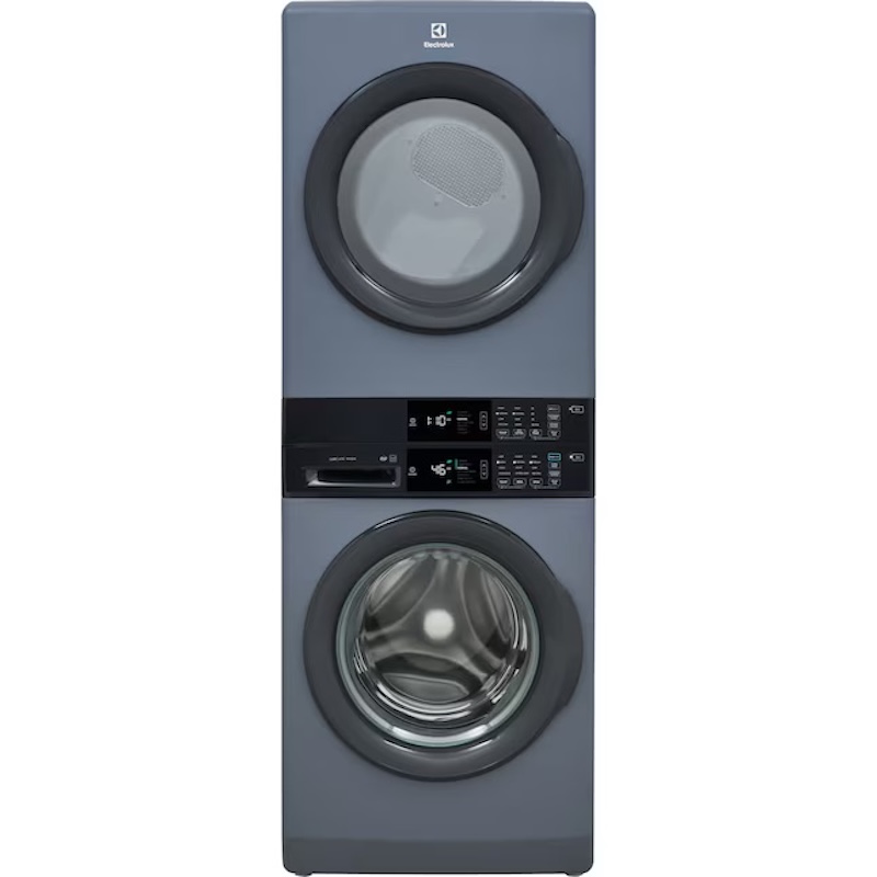 Electrolux Electrolux Electric Stacked Laundry Center with 4.4-cu ft Front load Washer and 8-cu ft Dryer ( Denim Blue )