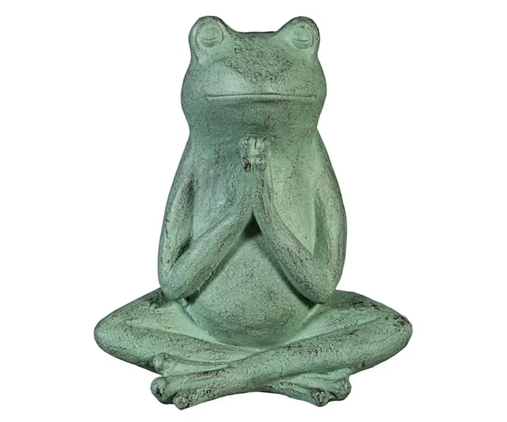 Evergreen Frog Garden Statue