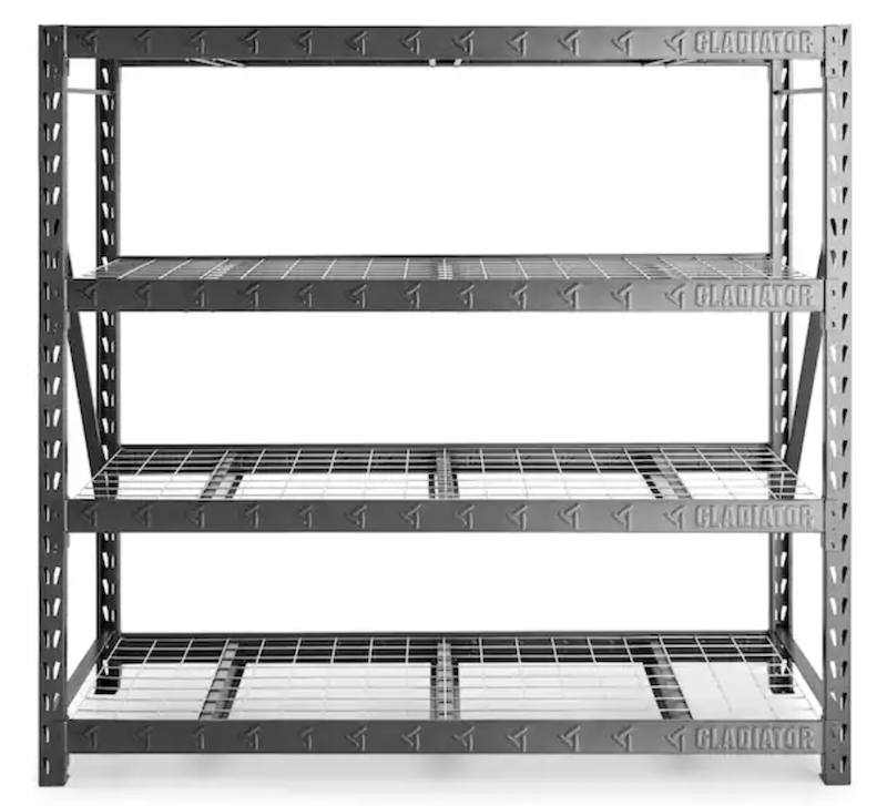 Gladiator 4-Tier Welded Steel Garage Storage Shelving Unit