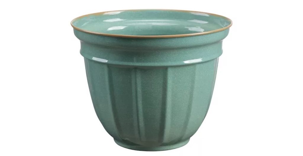 GroundWork Modern Minimalist Metal Planter