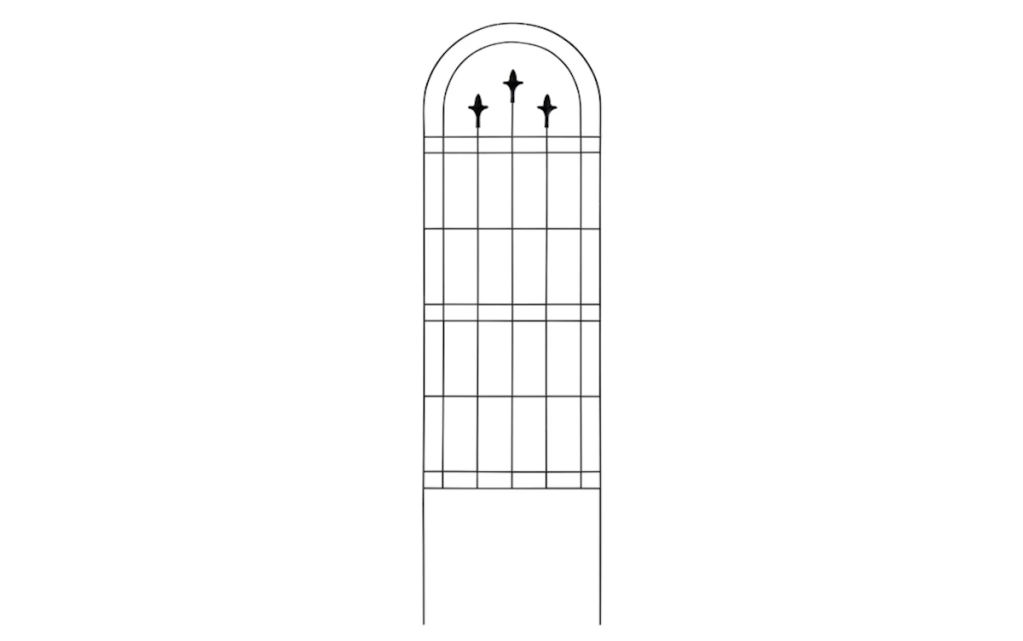 GroundWork Garden Trellis with Finials