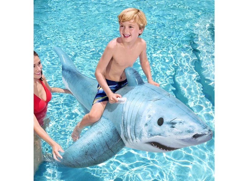 H2OGO! Ride On Float, Realistic Shark