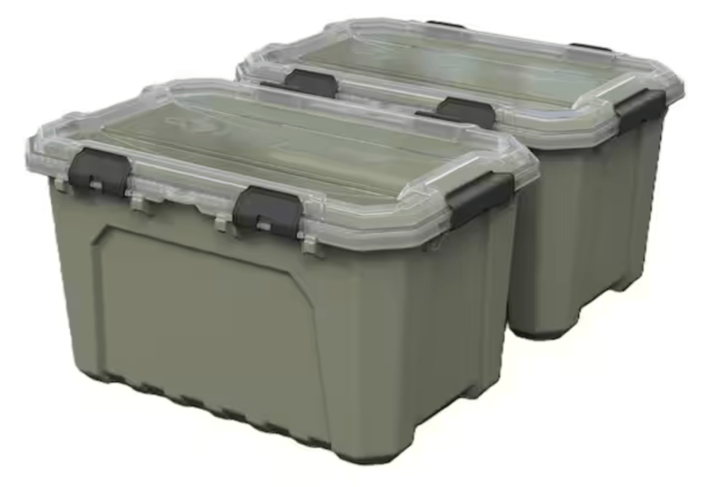 Husky 20 Gal.Heavy Duty Waterproof Storage Container