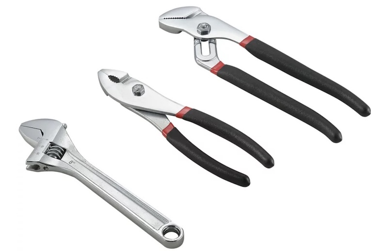 JobSmart 3-Piece Plier And Wrench Set