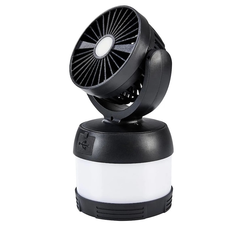 LED Rechargeable 3-in-1 Lantern, Fan, and Power Bank