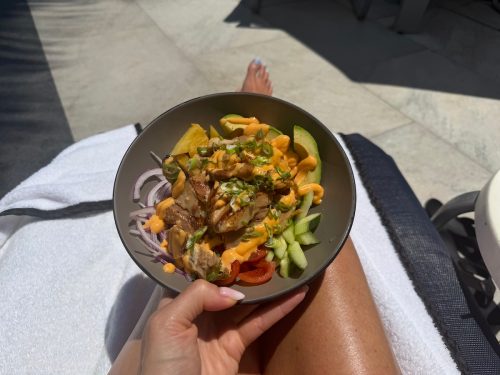 loews-miami-beach-review-chicken-bowl