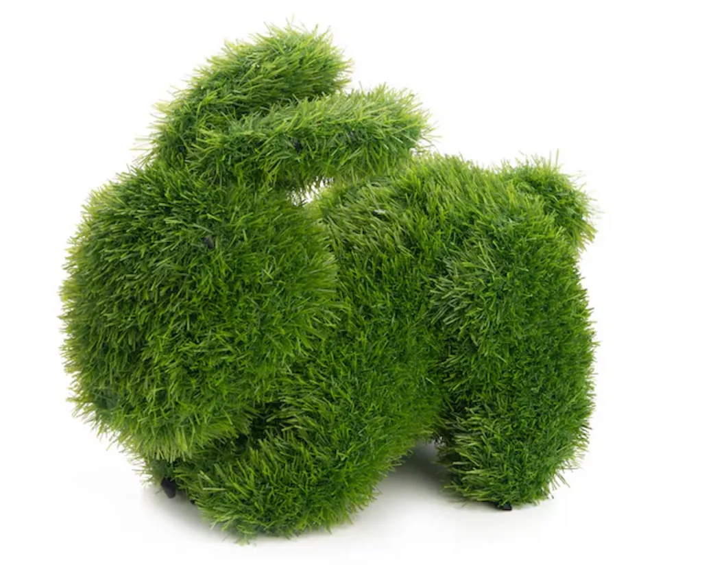 Naturae Decor Green Rabbit Topiary