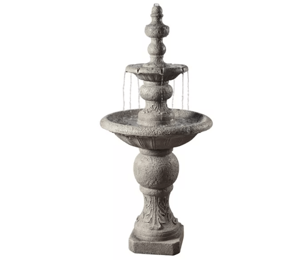 Peaktop 2-Tier Outdoor Waterfall Fountain
