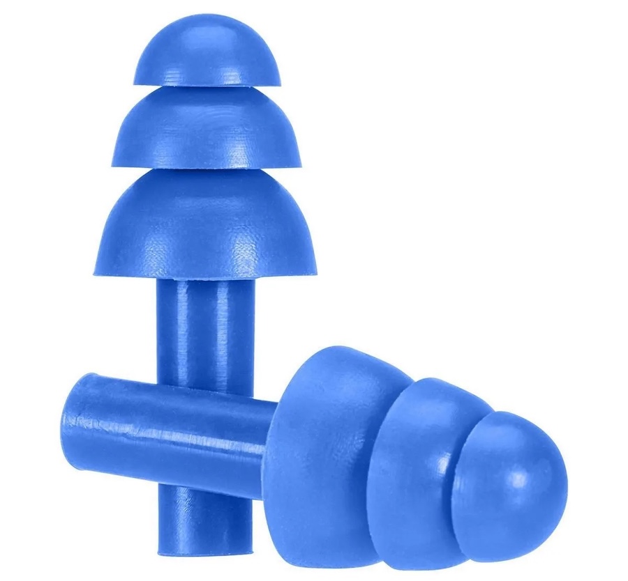 Reusable Silicone Earplugs, 50-Pack