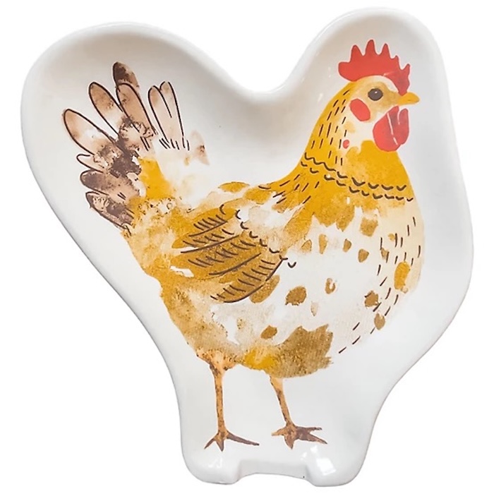 Red Shed Chicken Spoon Rest
