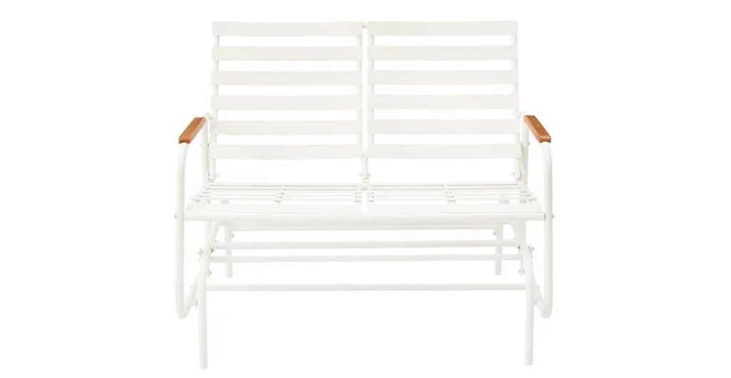 Red Shed 43 in. Lakeside Double Shell Glider Bench