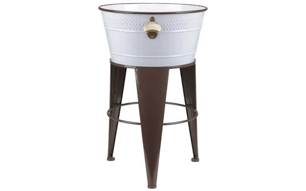 Red Shed 25 in. Metal Tub On Stand