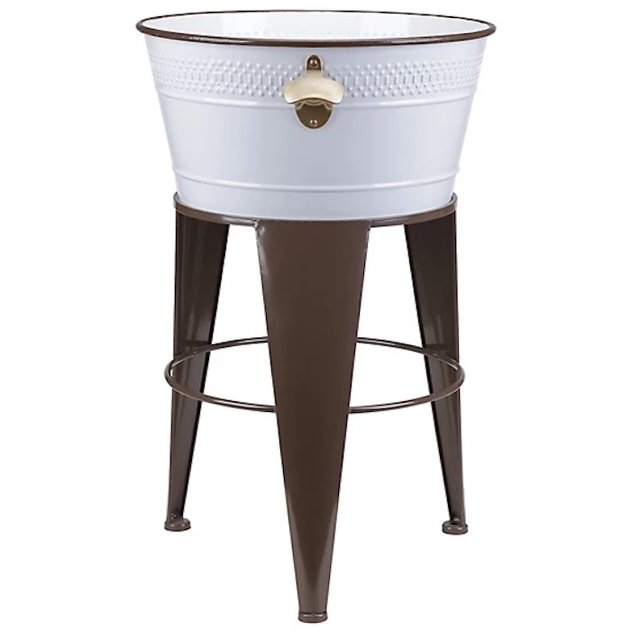 Red Shed Metal Tub On Stand