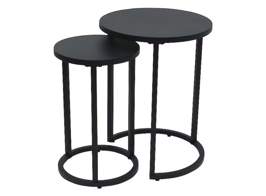 Style Selections Nesting Round Outdoor End Table