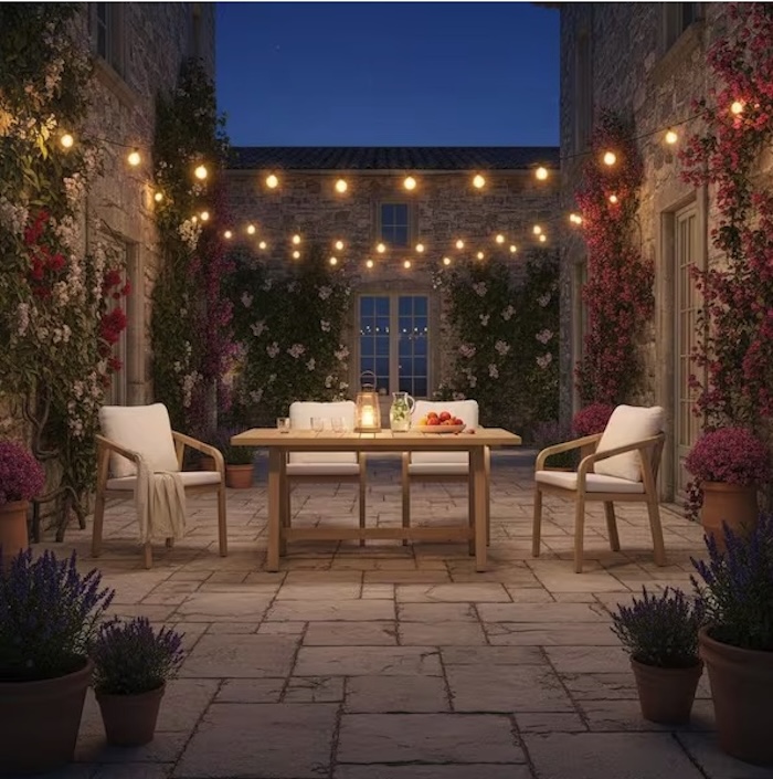 Teamson Home 5-Piece Outdoor Dining Set