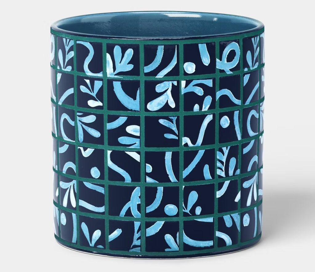 Threshold Stoneware Outdoor Tiled Planter
