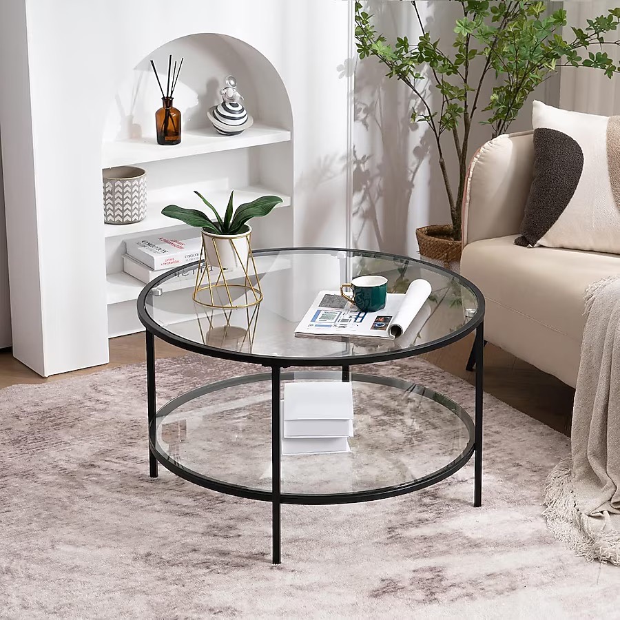VINGLI Glass Coffee Table
