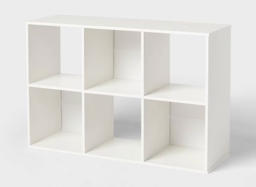 11" 6 Cube Organizer White - Brightroom™