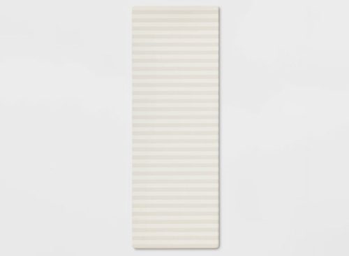 1'8"x5" Low Profile Kitchen Runner Oatmeal Striped - Room Essentials™