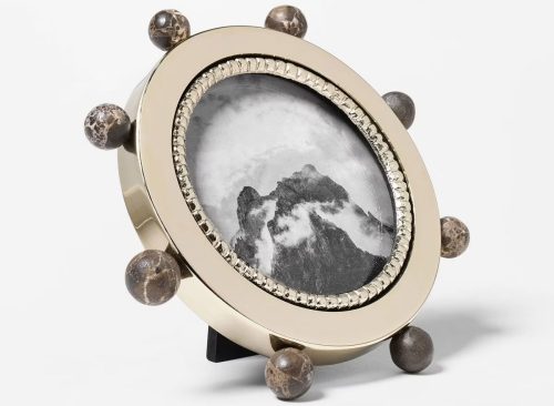4"x4" Metal and Marble Frame - Threshold™ designed with Studio McGee