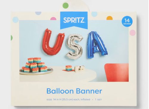 4th of July USA Foil Balloon Banner - Spritz™