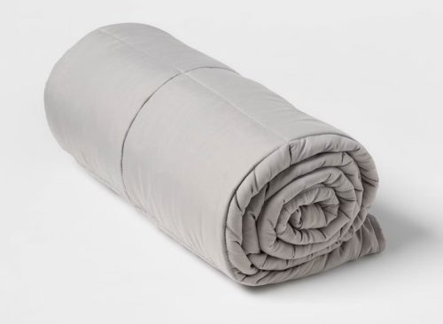 50"x70" 12lbs Weighted Blanket Gray - Room Essentials™