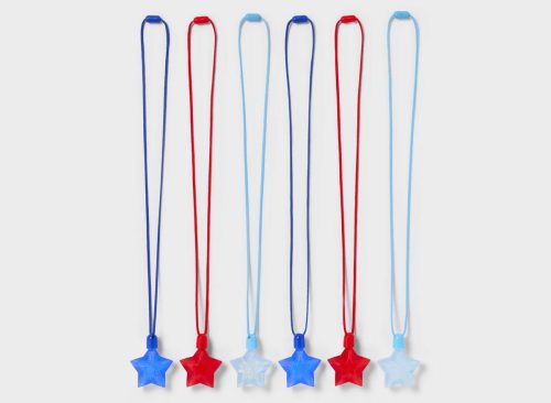 6ct 4th of July USA Star Bubble Necklace Favor - Spritz™
