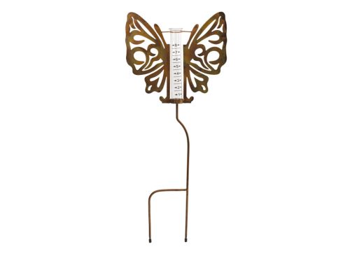 ANCIENT GRAFFITI 35in Butterfly Rain Gauge