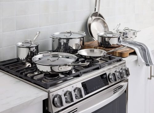 All-Clad D3 13-piece Stainless Steel Cookware Set