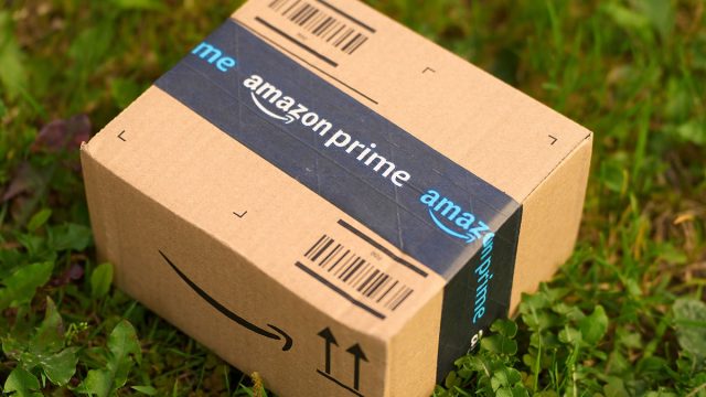 Amazon Prime delivery showcasing fast shipping concept 13.09.2024 Europe, Poland