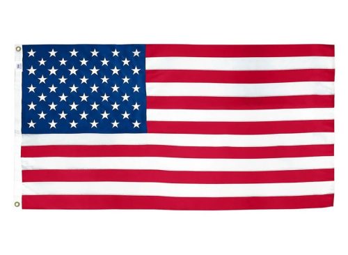 BETSY FLAGS Made in USA 3 ft. x 5 ft. Embroidered American Flag