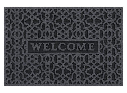 Belavi 24" x 36" All Seasons Doormat - Welcome Granite