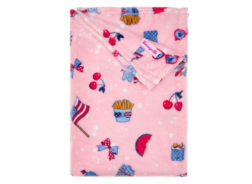 Betseyville Patriotic Printed Soft Blanket, 2 Assorted Patterns