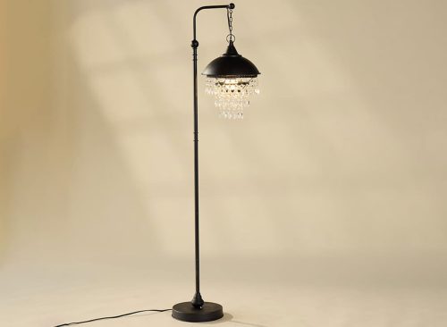 Black Metal Floor Lamp