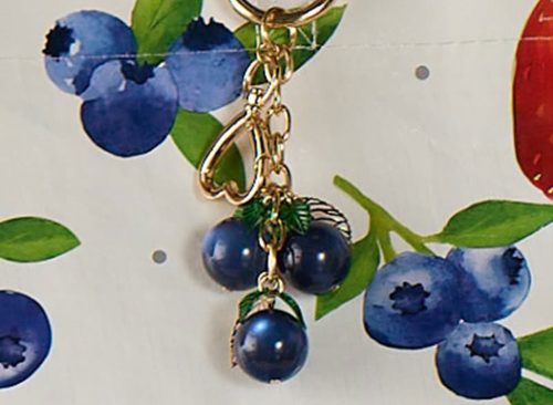 Blueberry Bag Charm