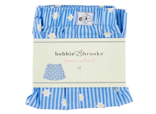 Bobbie Brooks Summer Ladies' Blue Boxer Short, Medium