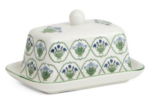 COASTLINES Porcelain Block Butter Dish