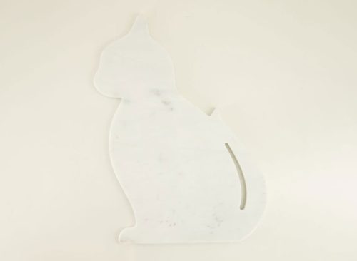 Cat Shaped Marble Cutting Board