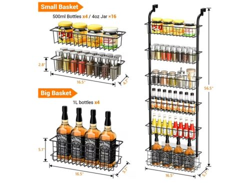 Charext Cutting Board Organizer, [2-Pack] Cutting Board Holder Rack Baking Cookie Pan Sheets Cooling Small Racks Storage Stand for Kitchen Cabinet Countertop Bakeware Organizer 7.08 x 5.51 x 3.15 in