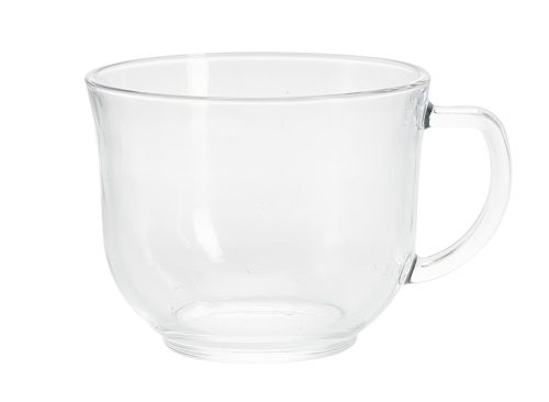 Clear Glass Mug With Handle, 1-ct