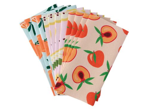 Crofton 12Pk Reusable Paper Towels, Fruits