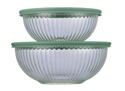 Crofton Green Bowl Set with Lids