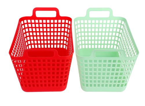 Deep Slotted Baskets with Handles
